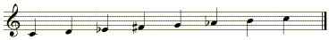 hungarian minor or gypsy scale