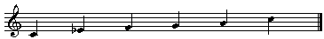 pentatonic minor with major sixth