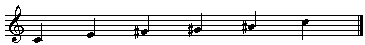 whole tone pentatonic